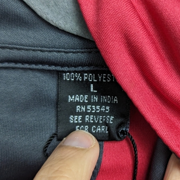 Divots NWT Dri Way Quarter Zip Pull-Over Sz L - Picture 10 of 11